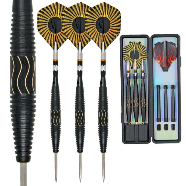 3x Professional Competition Steel Needle Tip Darts Set With Case Flights Stems! 3x Professional Competition Steel Needle Tip Darts Set With Case Flights Stems!